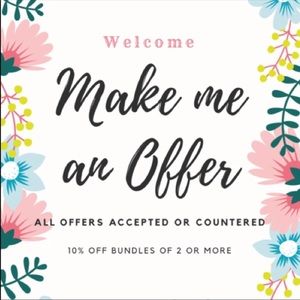 Offers are welcome!!!! ☀️💜❤️💗💓